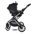 Детска количка GLORY 2в1 OPALINE Grey+ADAPTERS със столче за кола SPIRIT */опция/